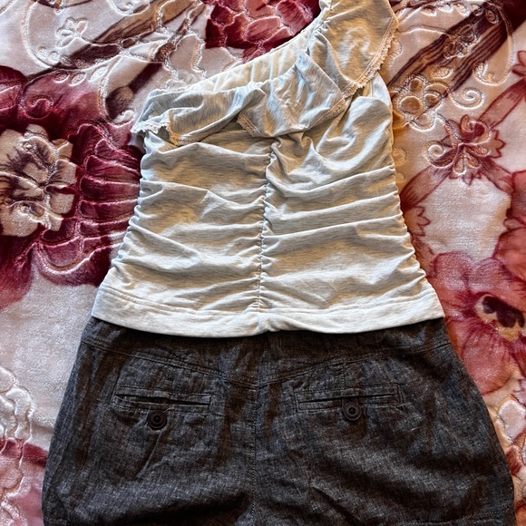 Rewind Light Blue Ruffle Top - Picture 2 of 8